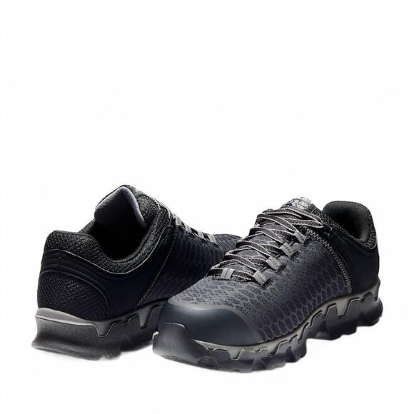 NEW TIMBERLAND men's powertrain sport alloy toe work sneaker - wide in w